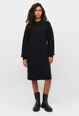 KnowledgeCotton Apparel KnowledgeCotton, Wool Crew Mid Dress, black jet, L