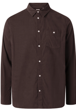 KnowledgeCotton Apparel KnowledgeCotton, Regular Fit Corduroy Shirt, chocolate plum, XL