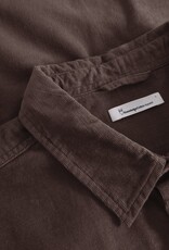 KnowledgeCotton Apparel KnowledgeCotton, Regular Fit Corduroy Shirt, chocolate plum, XL