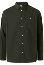 KnowledgeCotton Apparel KnowledgeCotton, Regular Fit Corduroy Shirt, forrest night, XL