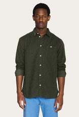 KnowledgeCotton Apparel KnowledgeCotton, Regular Fit Corduroy Shirt, forrest night, XL