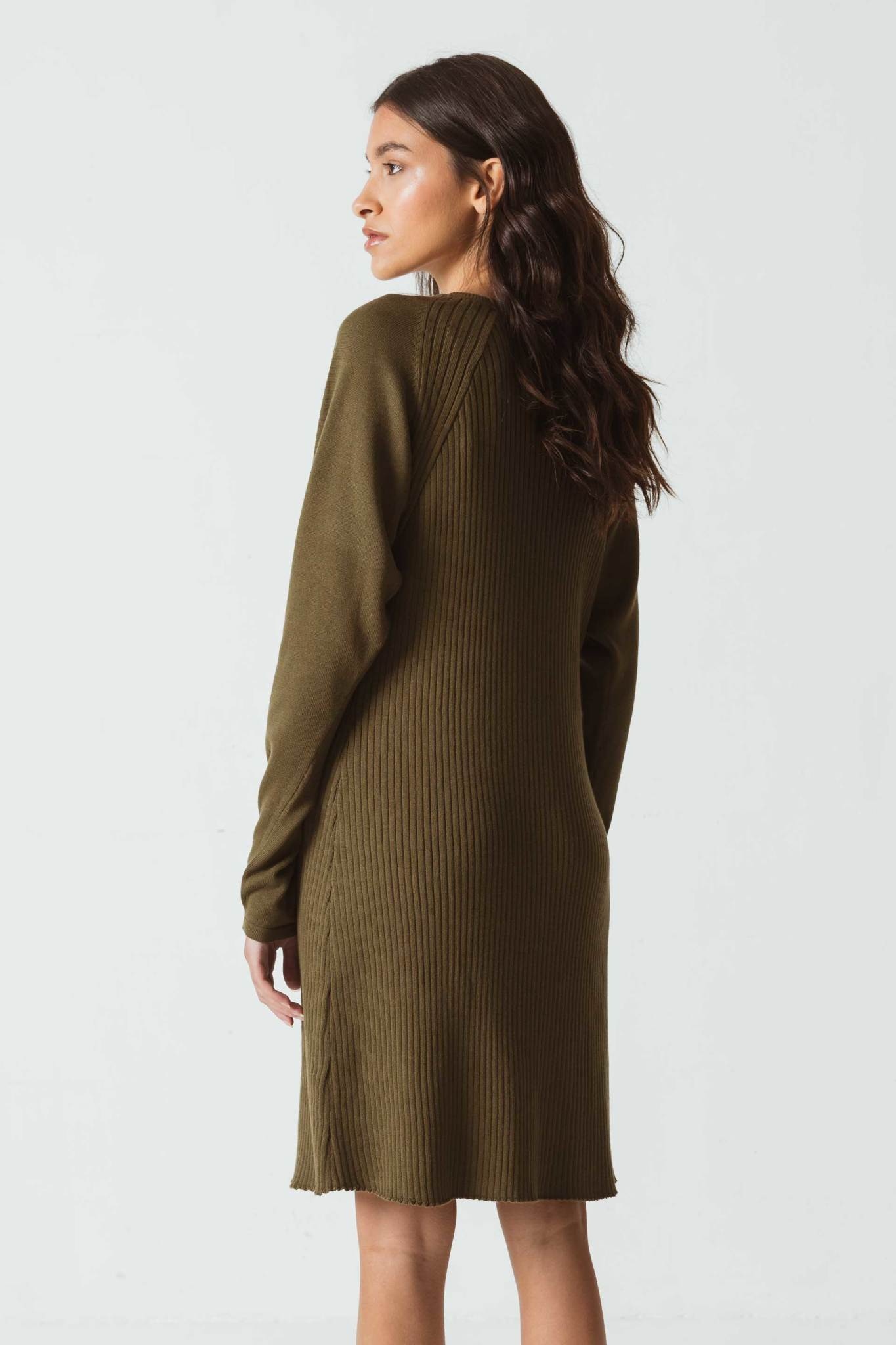 Skunkfunk Skfk, Rosane Dress, dark olive, S