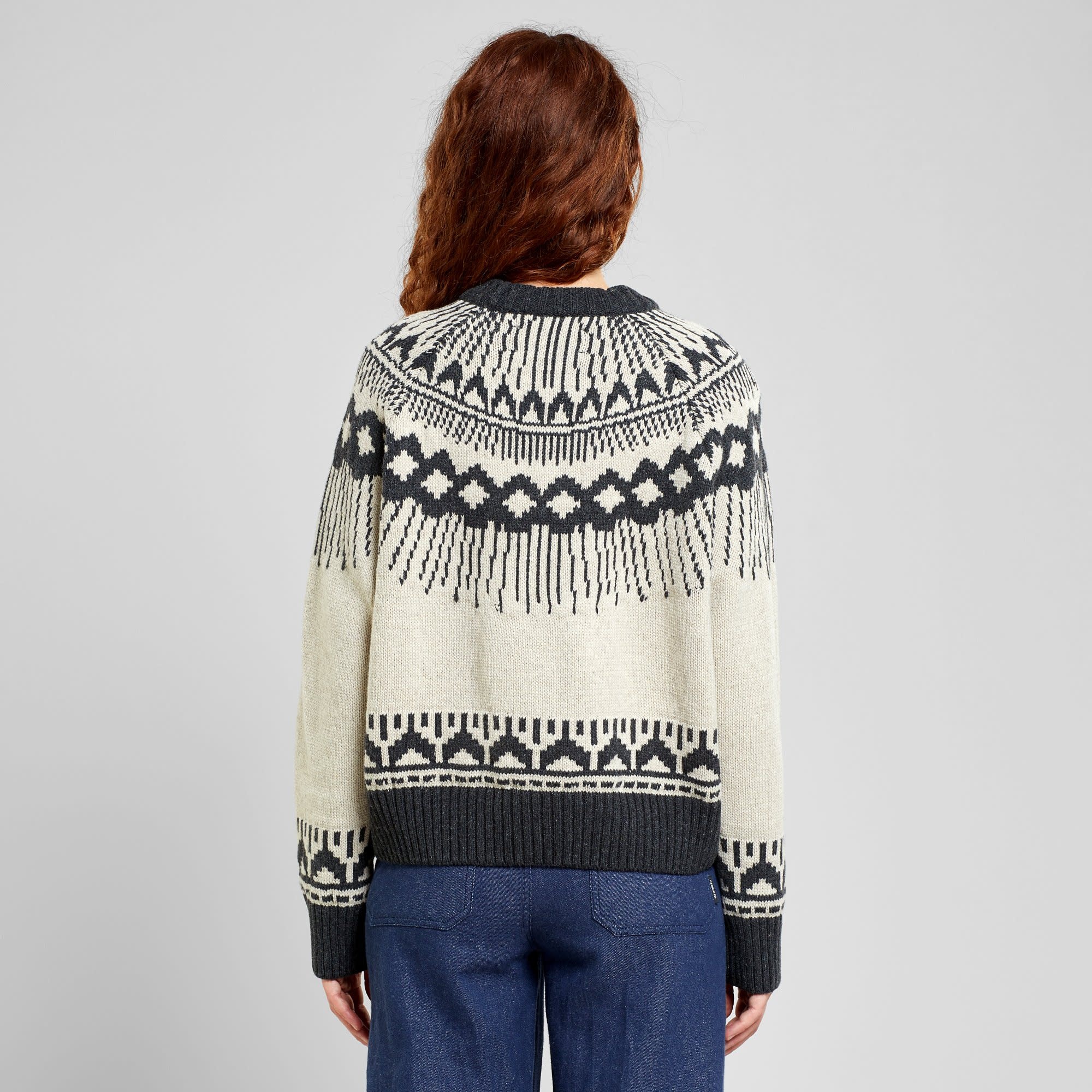 Dedicated Dedicated, Senja Fair Isle, pearl white, L