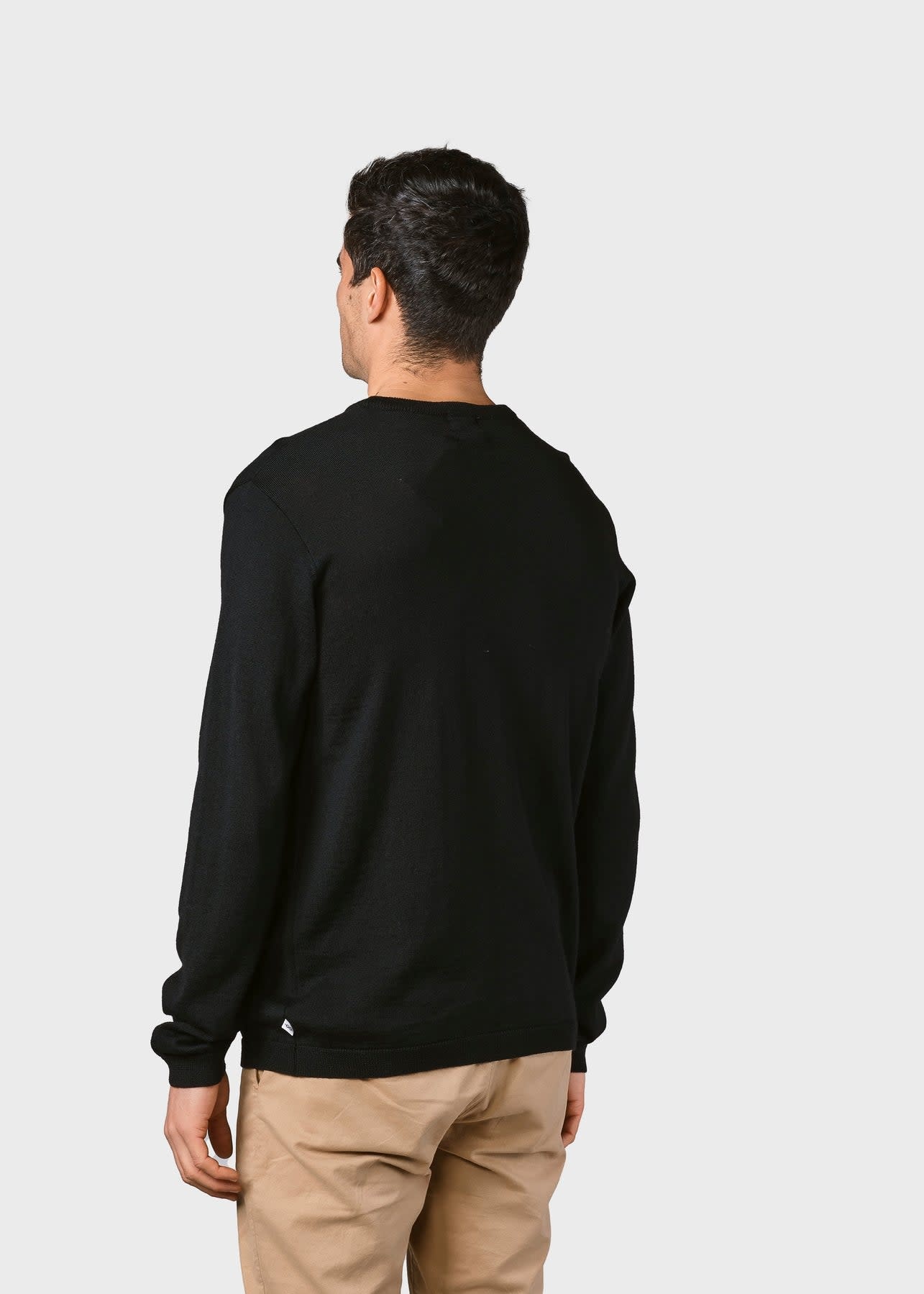 Klitmøller Klitmøller, Men Basic Merino, black, S