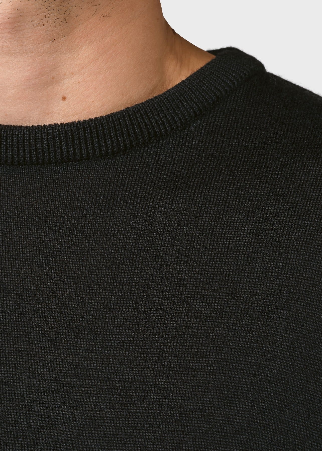 Klitmøller Klitmøller, Men Basic Merino, black, S