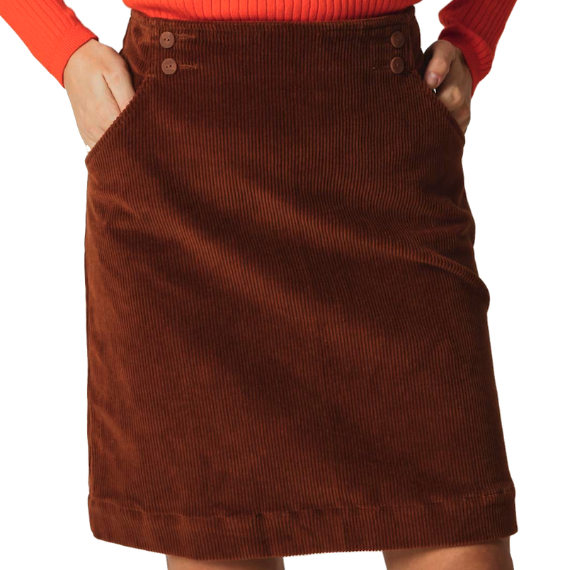 Skunkfunk Skfk, Kexaa Skirt, brown, L (42)