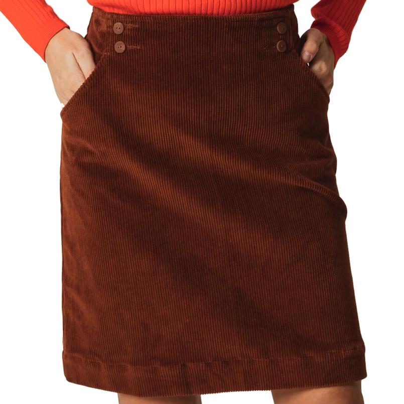 Skunkfunk Skfk, Kexaa Skirt, brown, XS (36)