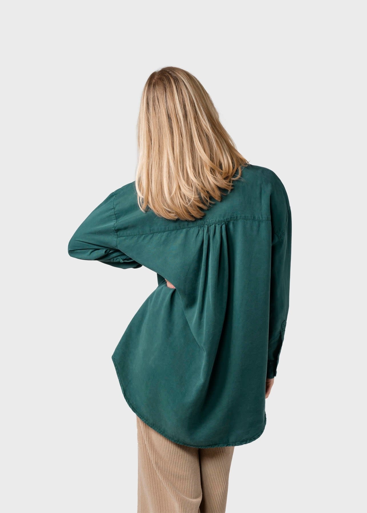 Klitmøller Klitmøller, Ofelia Shirt, moss green, M