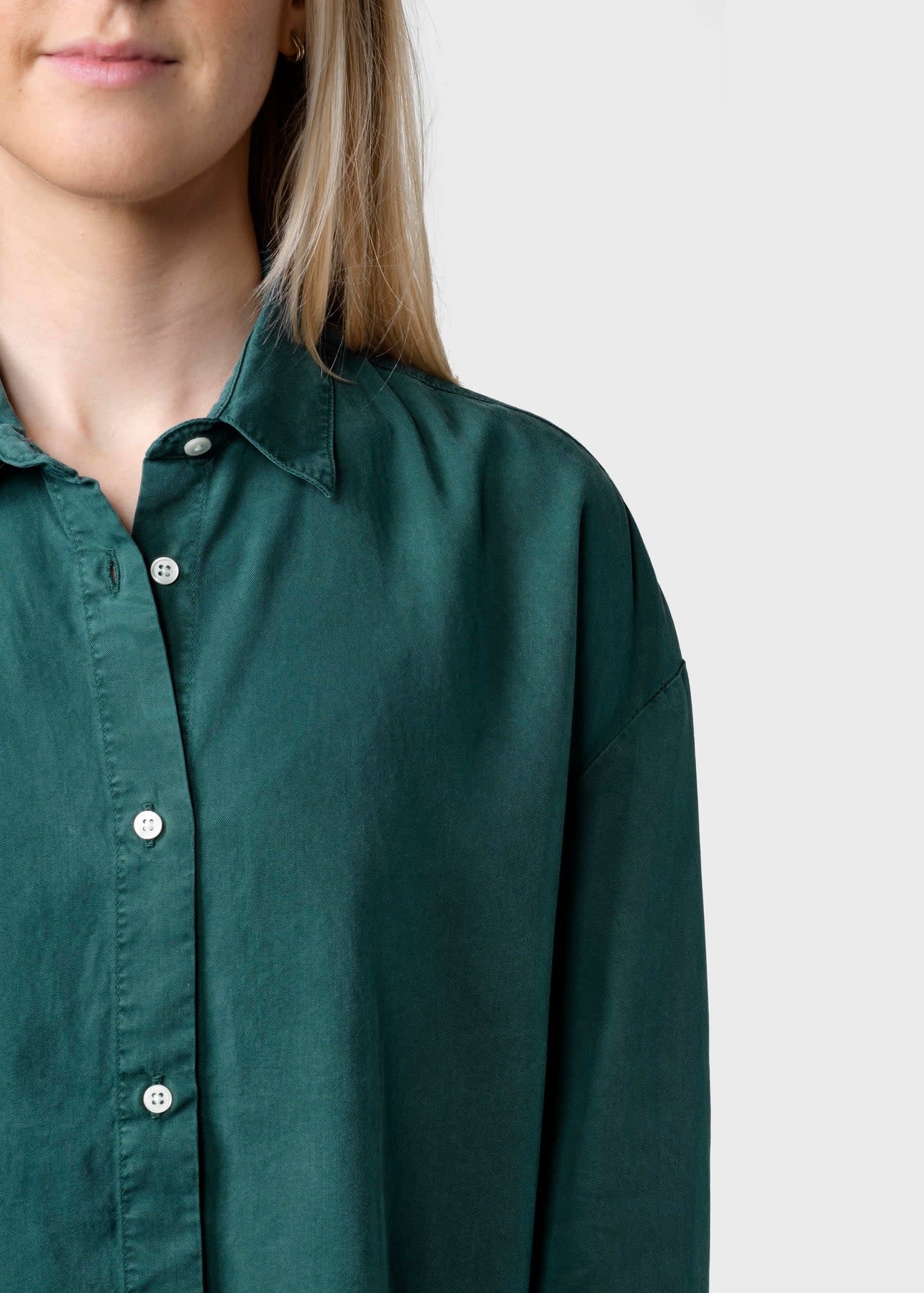 Klitmøller Klitmøller, Ofelia Shirt, moss green, S