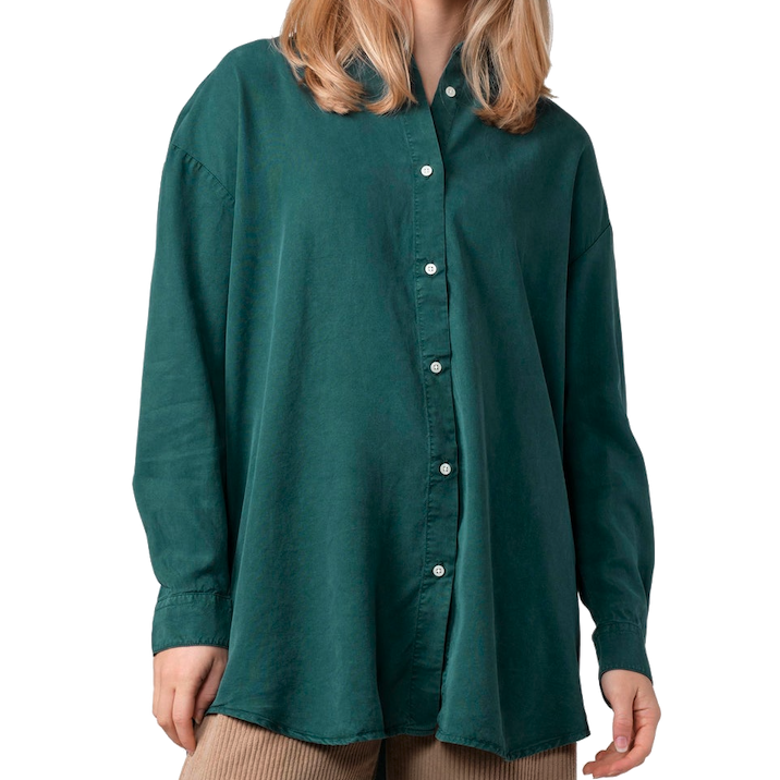 Klitmøller Klitmøller, Ofelia Shirt, moss green, XS