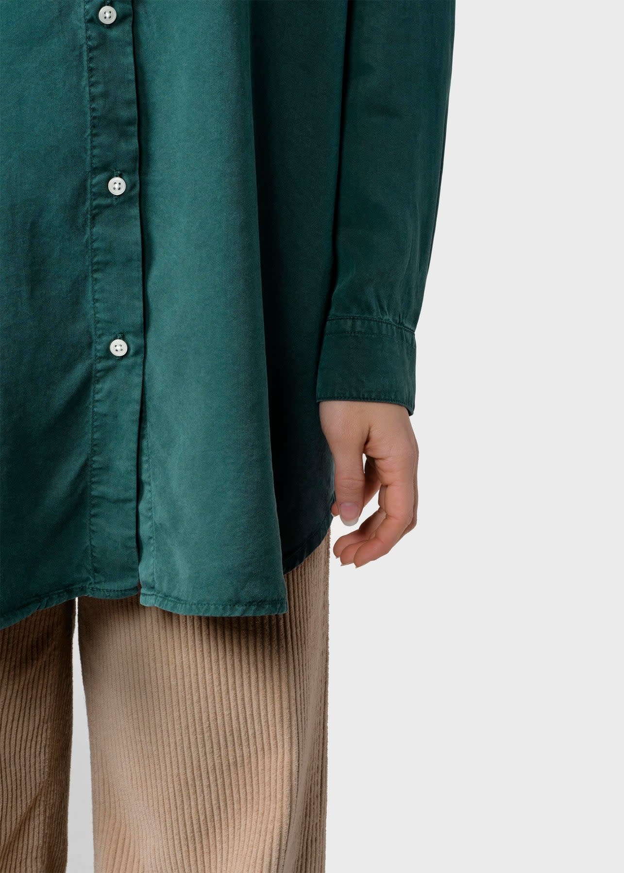 Klitmøller Klitmøller, Ofelia Shirt, moss green, XS