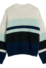 Armedangels Armedangels, Sadnaa Stripe, blue oatmilk, S