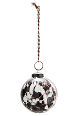 Madam Stoltz Madam Stoltz, Hanging Glass Ball, clear brown white