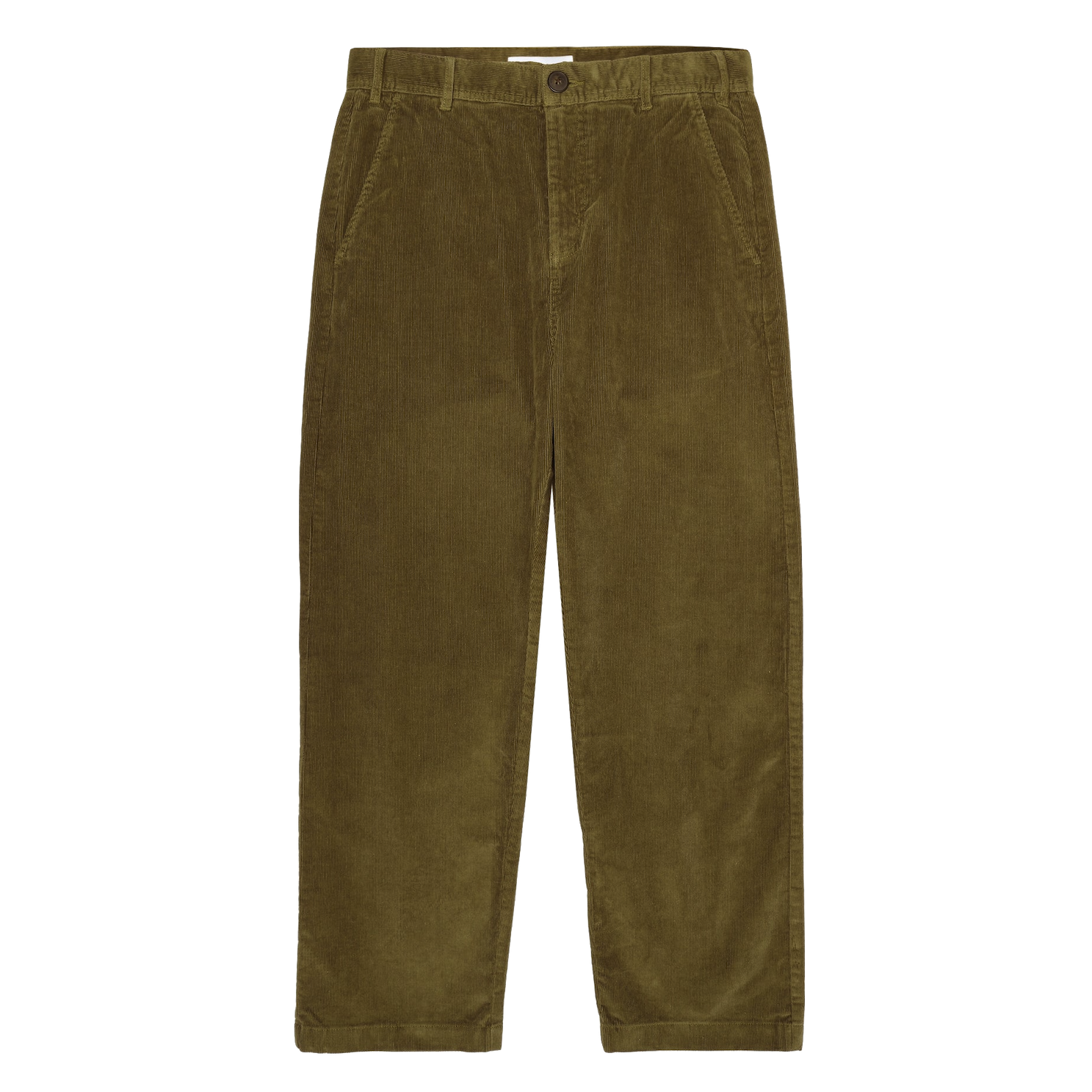 KnowledgeCotton Apparel KnowledgeCotton, Flint Wide Corduroy Pants, dark olive, 33/32