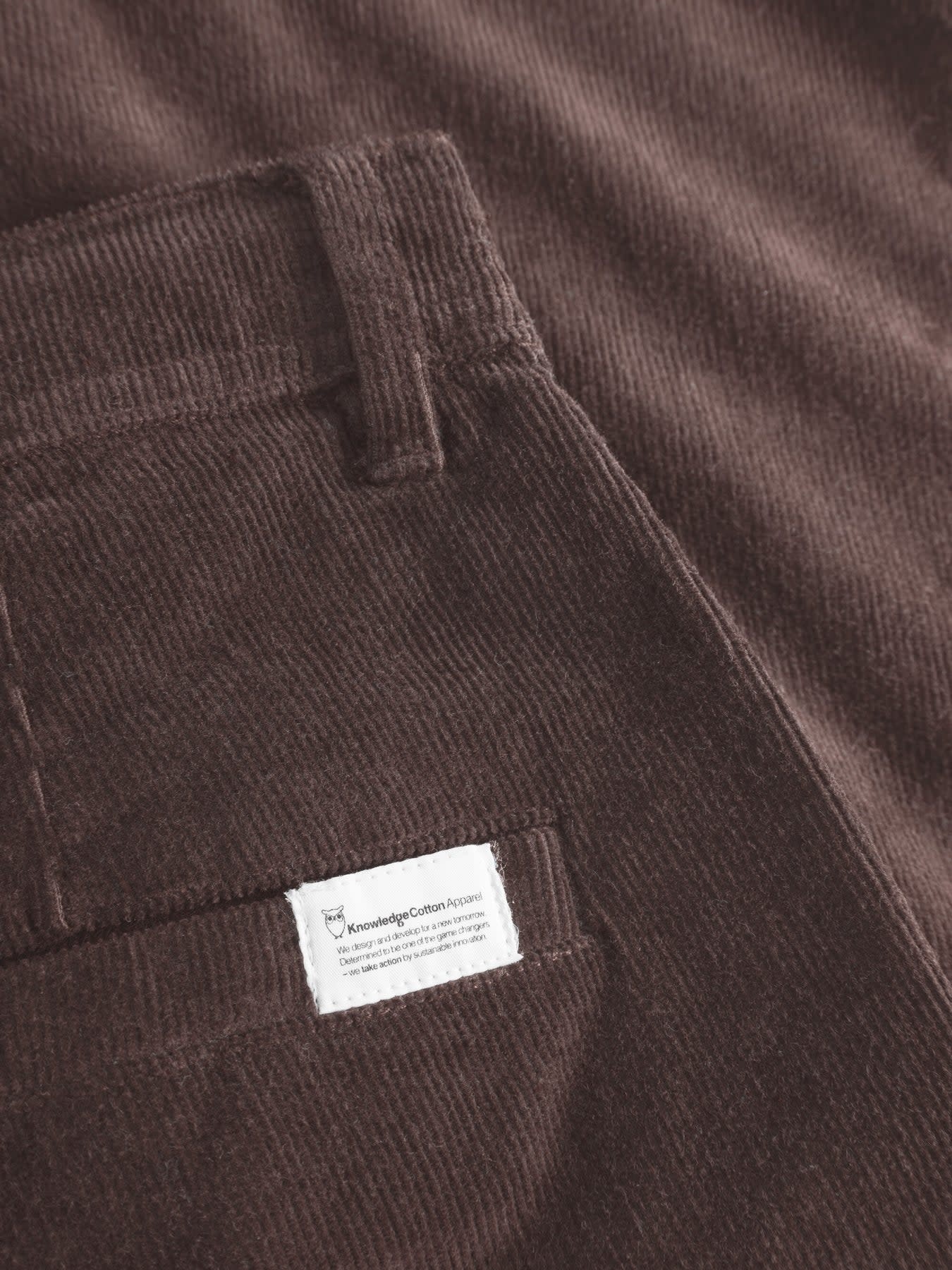 KnowledgeCotton Apparel KnowledgeCotton, Flint Wide Corduroy Pants, chocolate plum, 32/32