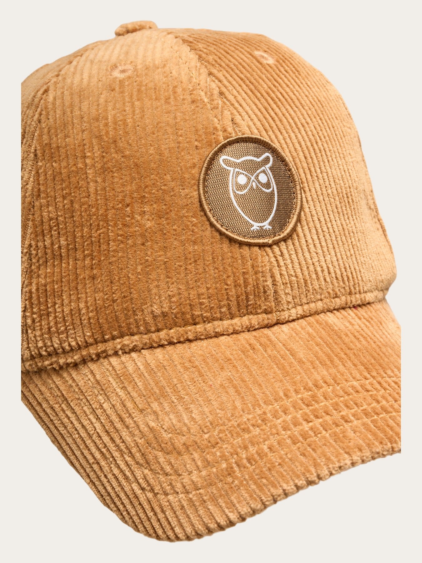 KnowledgeCotton Apparel KnowledgeCotton, 8-wales corduroy cap, brown sugar