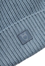 KnowledgeCotton Apparel KnowledgeCotton, Rib hat, dusty blue melange