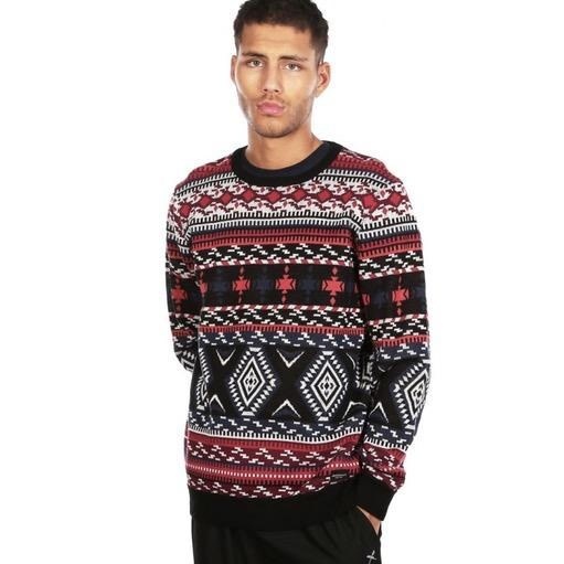 Iriedaily Iriedaily, Indio Knit, black red, L