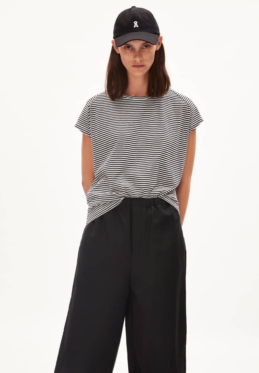 Armedangels Armedangels, Oneliaa Stripes, black oatmilk, M