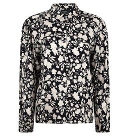 Another-Label Another-Label, Jayla Shirt l/s, black flower, M