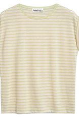 Armedangels Armedangels, Jilaana Stripes, pastel green oatmilk, M