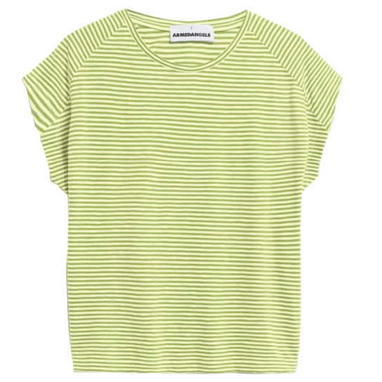 Armedangels Armedangels, Oneliaa Stripes, green yellow, XS