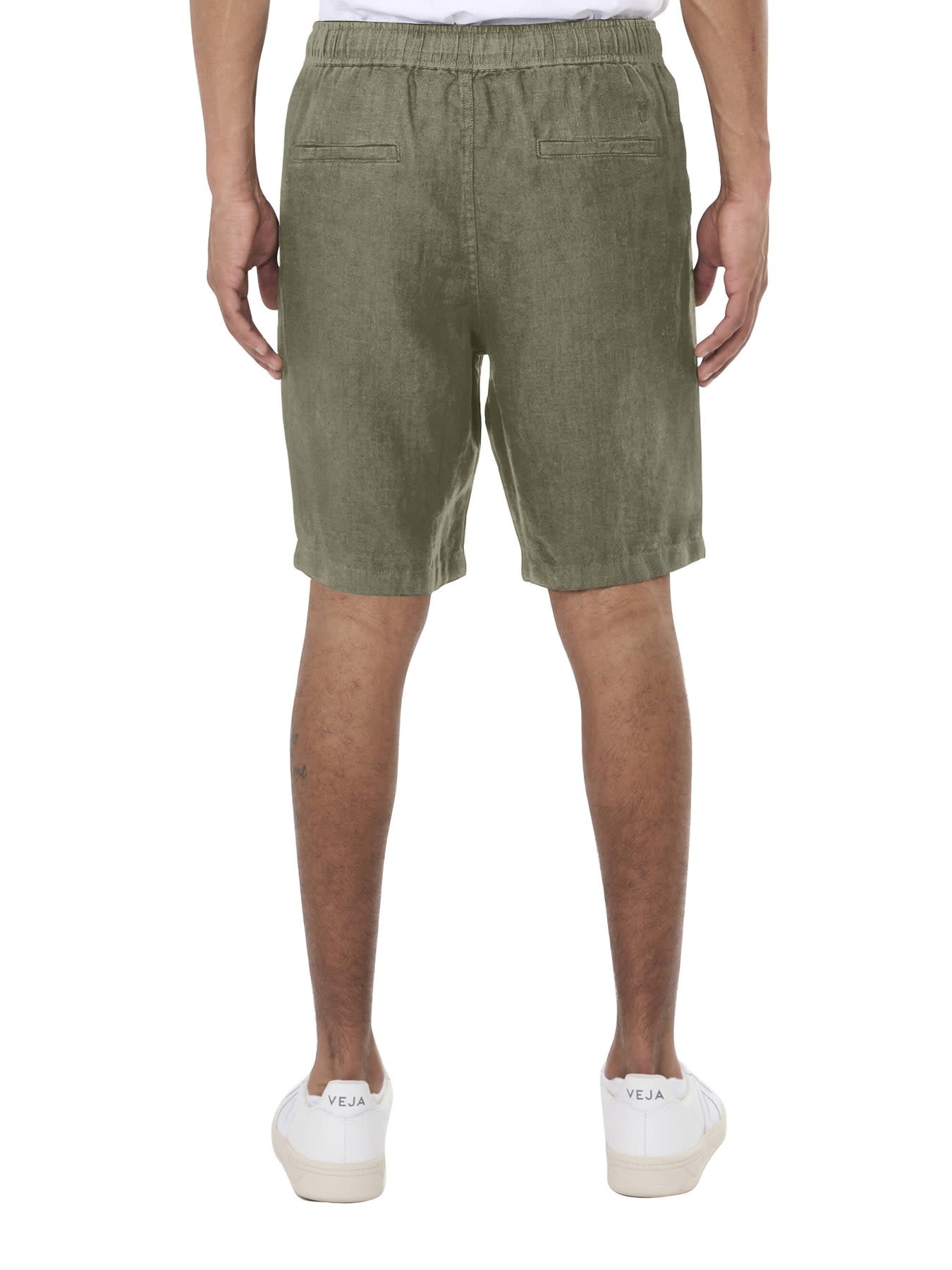 KnowledgeCotton Apparel KnowledgeCotton, Fig Loose Shorts, burned olive, L