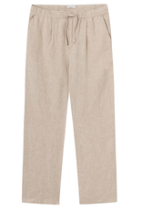KnowledgeCotton Apparel KnowledgeCotton, FIG loose Linen Pants, light feather grey, L