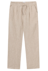 KnowledgeCotton Apparel KnowledgeCotton, FIG loose Linen Pants, light feather grey, S