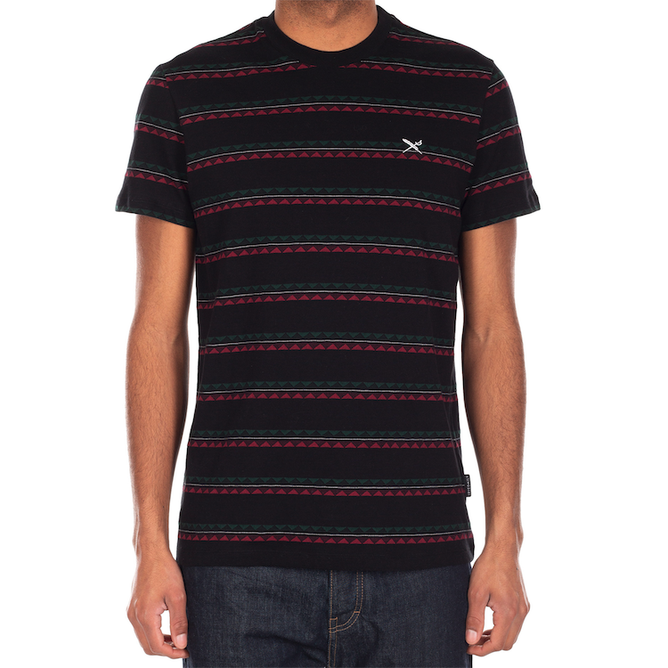 Iriedaily Iriedaily, Monte Noe Jaque 0 Tee, black red, L