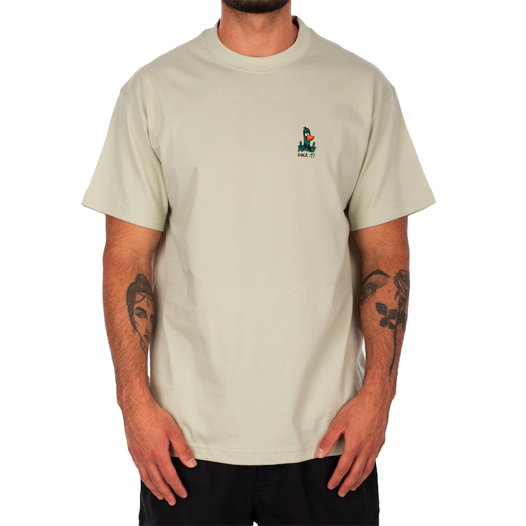 Iriedaily Iriedaily, What The Duck Tee, light sage, M