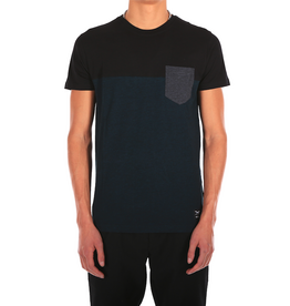 Iriedaily Iriedaily, Block Pocket Tee, deep lake, XL
