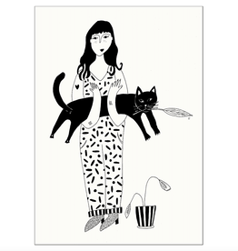 helen b helen b, Postkarte, black cat