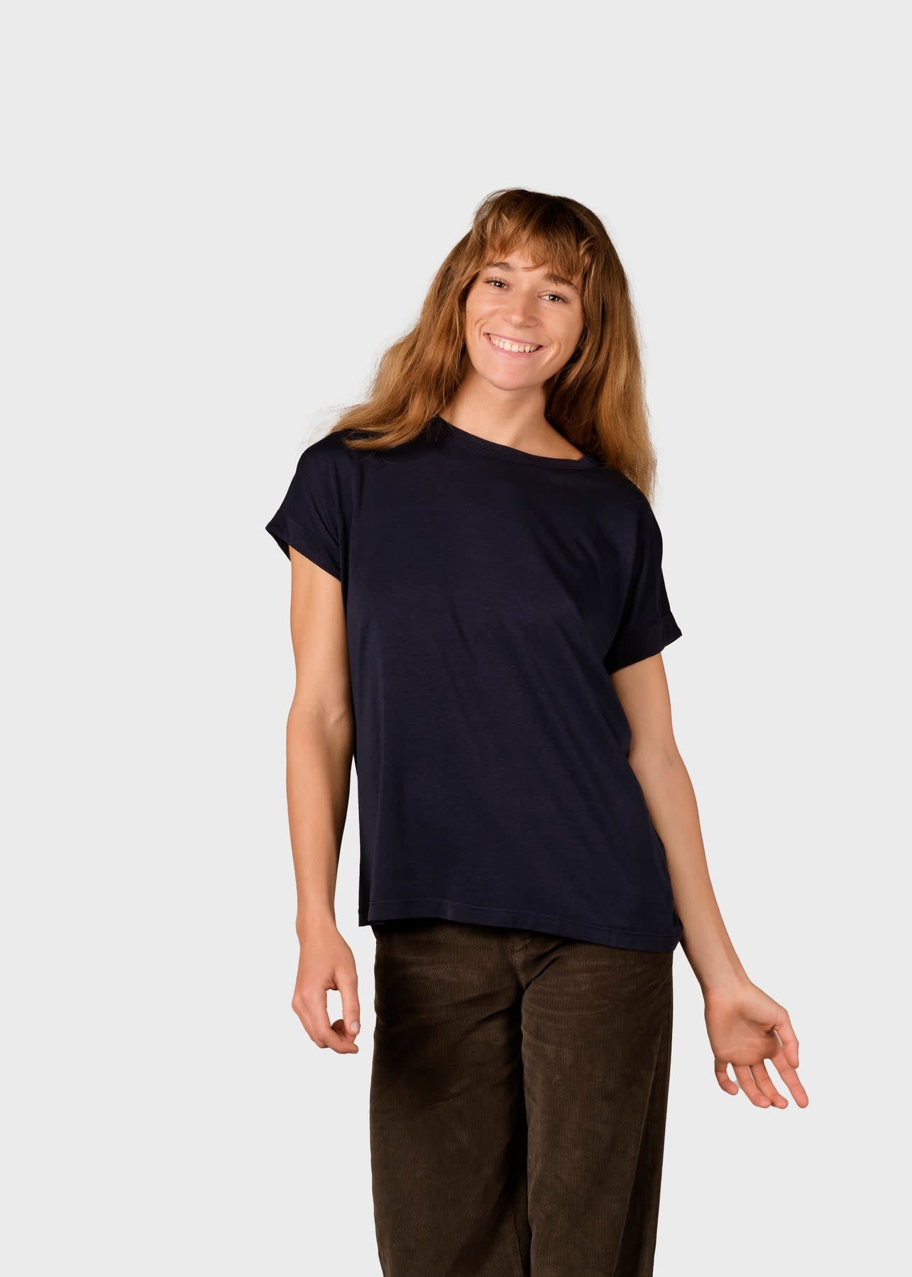 Klitmøller Klitmøller, Sigrid tee, navy, S