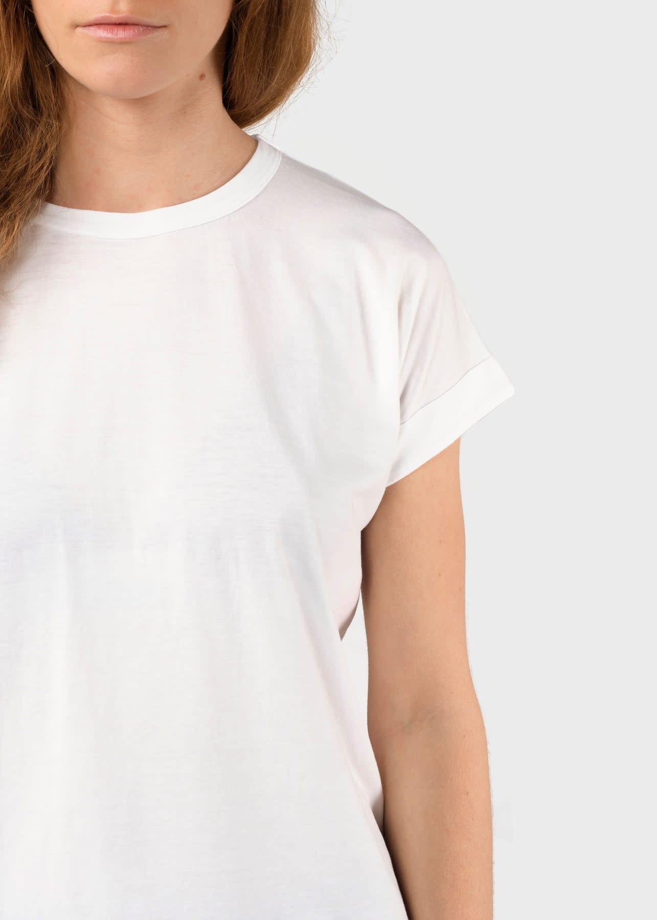 Klitmøller Klitmøller, Sigrid tee, white, M