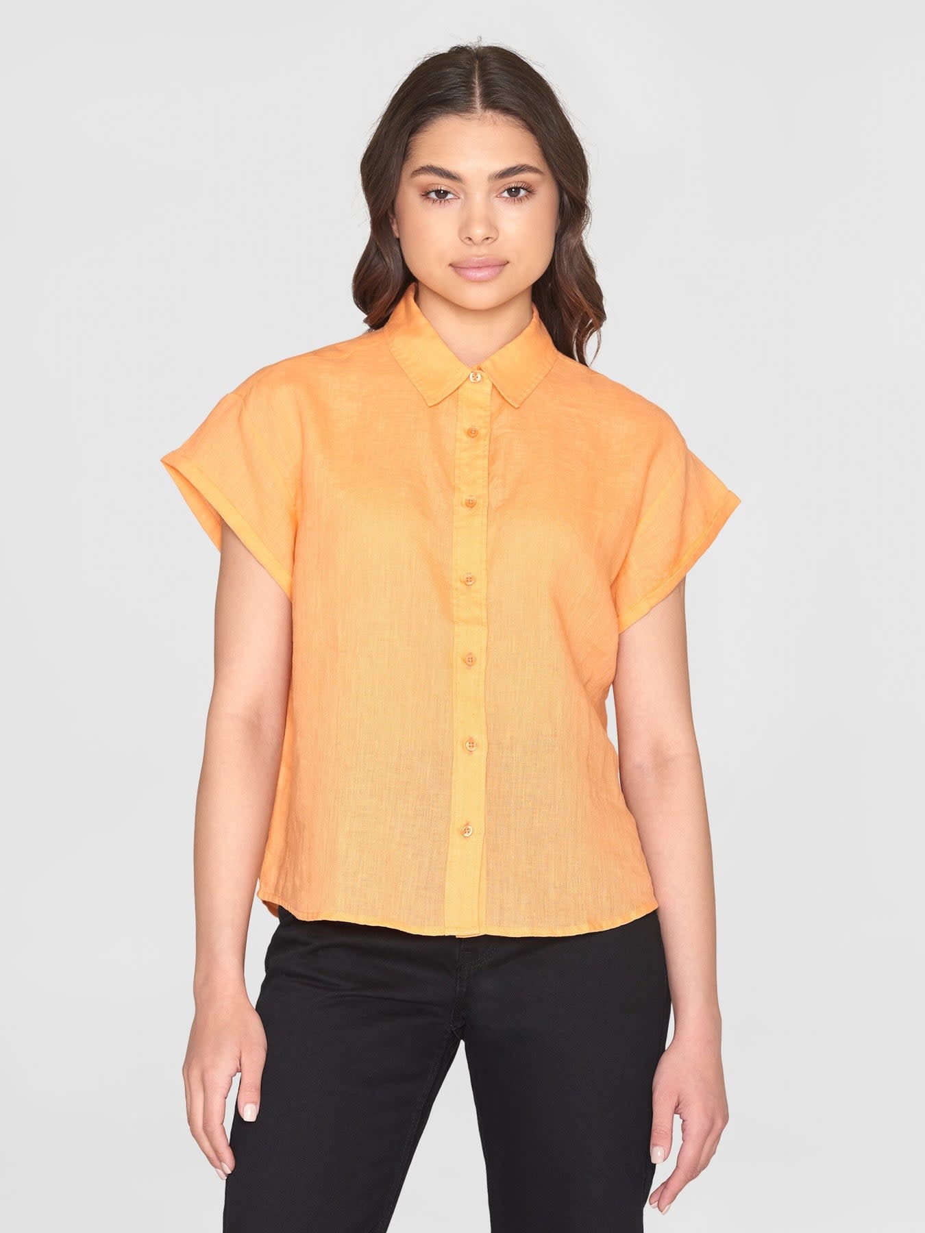 KnowledgeCotton Apparel KnowledgeCotton, Aster Fold Up, cadmium orange, L