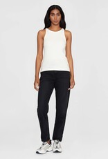 KnowledgeCotton Apparel KnowledgeCotton, Racer Rib Top, star white, S
