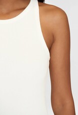 KnowledgeCotton Apparel KnowledgeCotton, Racer Rib Top, star white, S