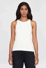 KnowledgeCotton Apparel KnowledgeCotton, Racer Rib Top, star white, XS
