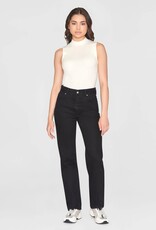 KnowledgeCotton Apparel KnowledgeCotton, High Neck Rib Top, star white, S