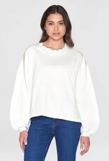 KnowledgeCotton Apparel KnowledgeCotton, A-Shape Sweat, egret, XS