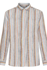 KnowledgeCotton Apparel KnowledgeCotton, Loose Striped Linen Shirt, multicolored, XL