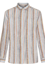 KnowledgeCotton Apparel KnowledgeCotton, Loose Striped Linen Shirt, multicolored, L