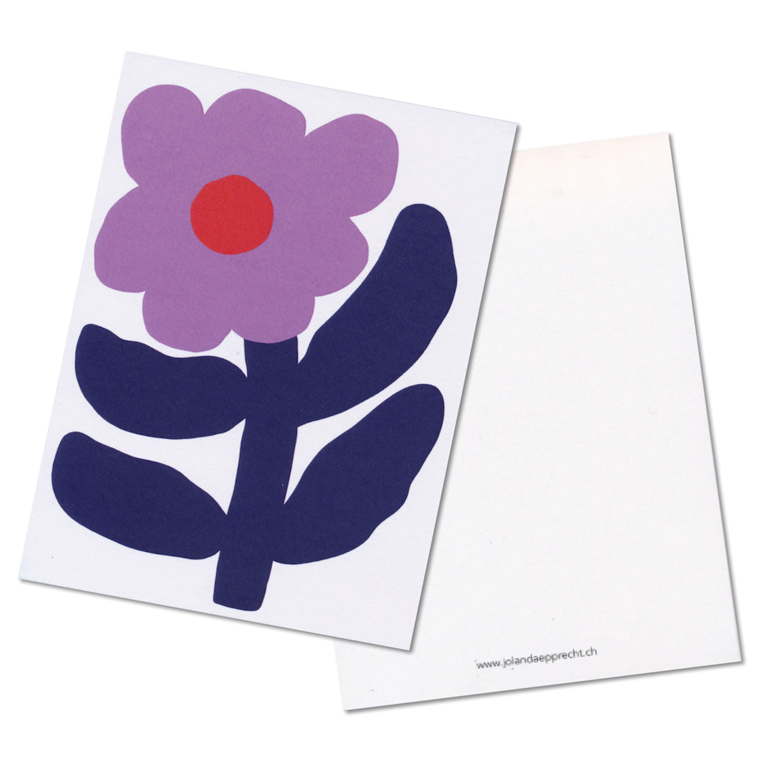 Jolanda Epprecht, Postkarte, "Blume VIII"