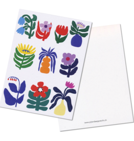 Jolanda Epprecht, Postkarte, "Blumen"