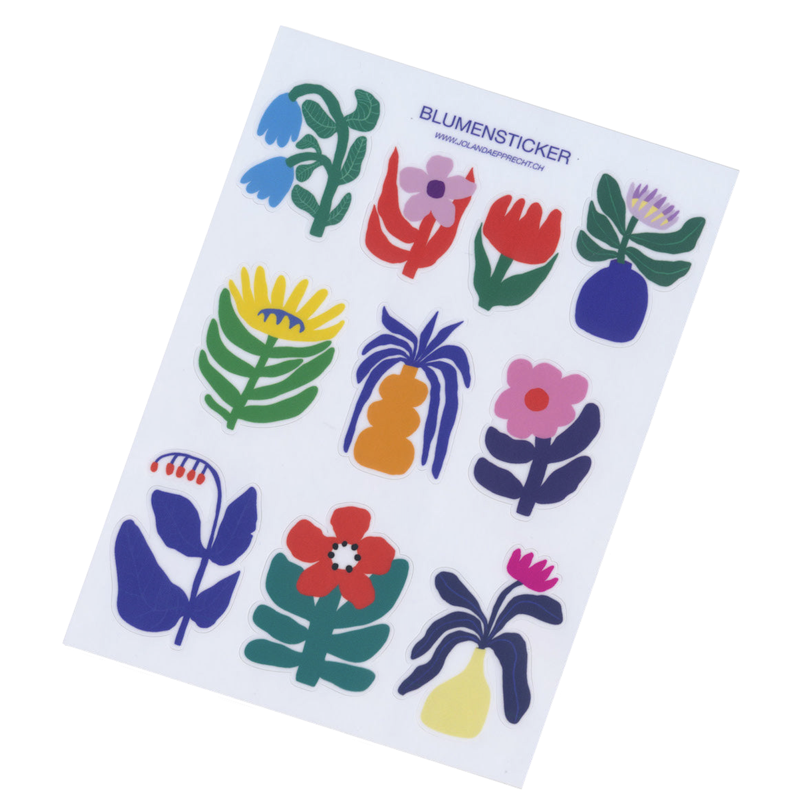 Jolanda Epprecht, Stickers, "Blumen"