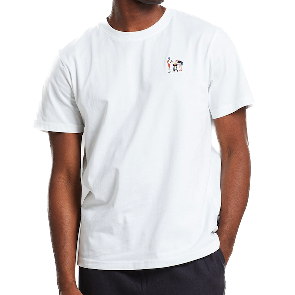 Dedicated Dedicated, Stockholm BBQ Emb, white, M