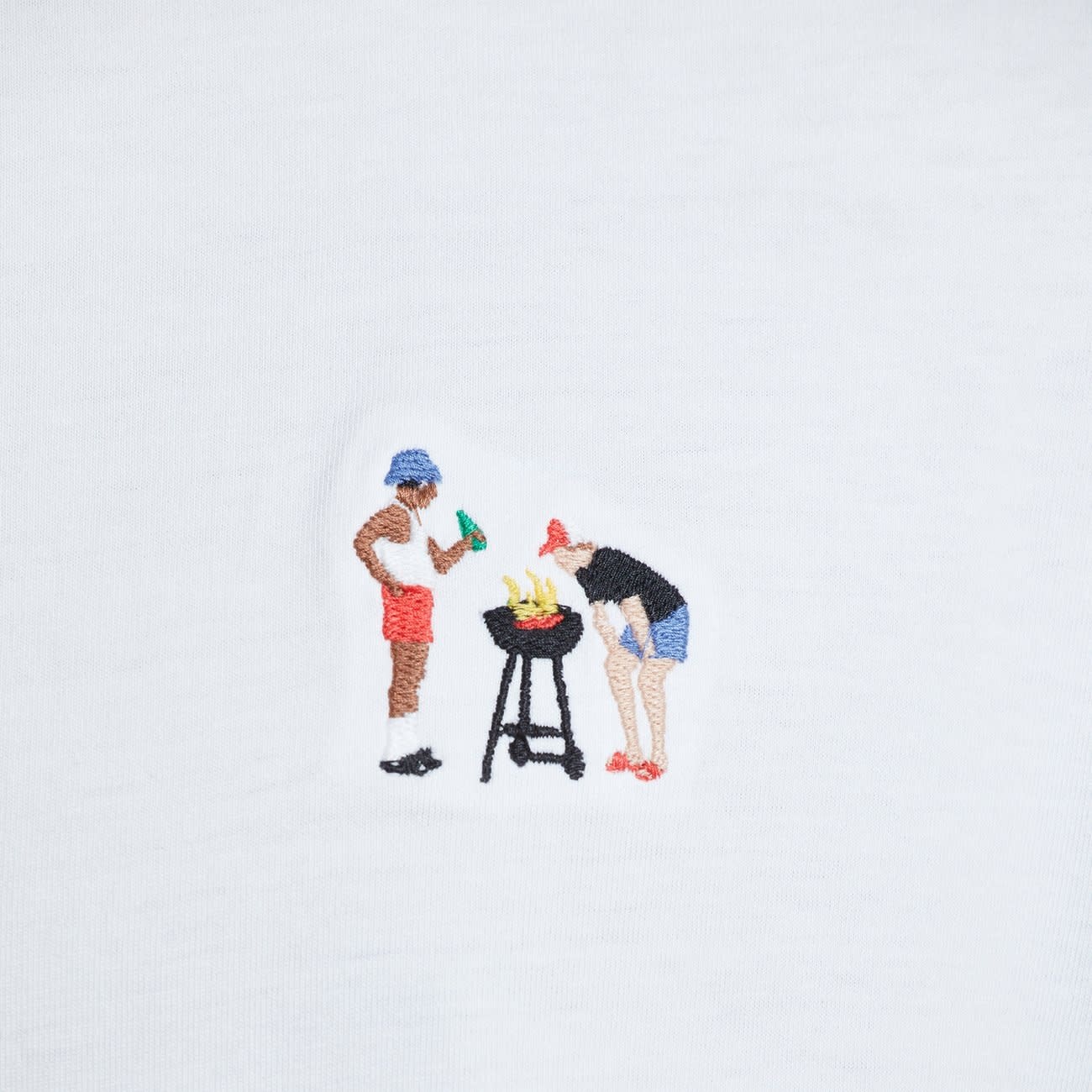 Dedicated Dedicated, Stockholm BBQ Emb, white, M