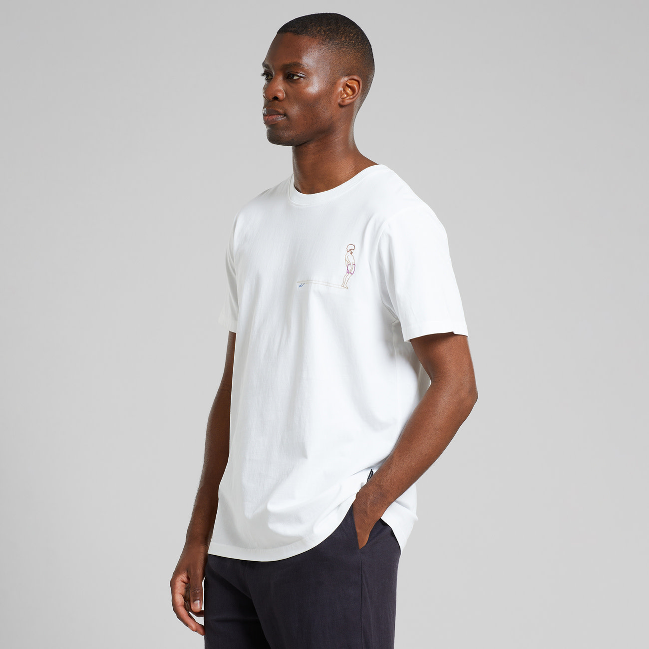 Dedicated Dedicated, Stockholm Hang Ten, white, L