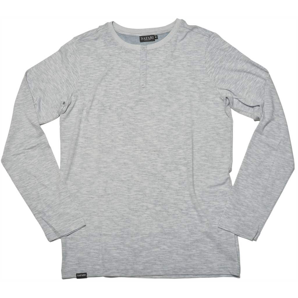 Safari Safari, Henley Longsleeve, grey, L